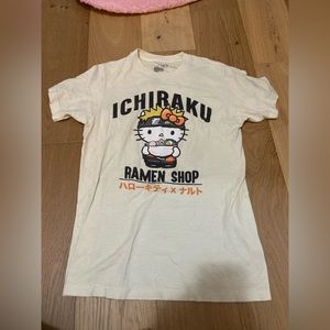 Naruto x Hello kitty T-shirt